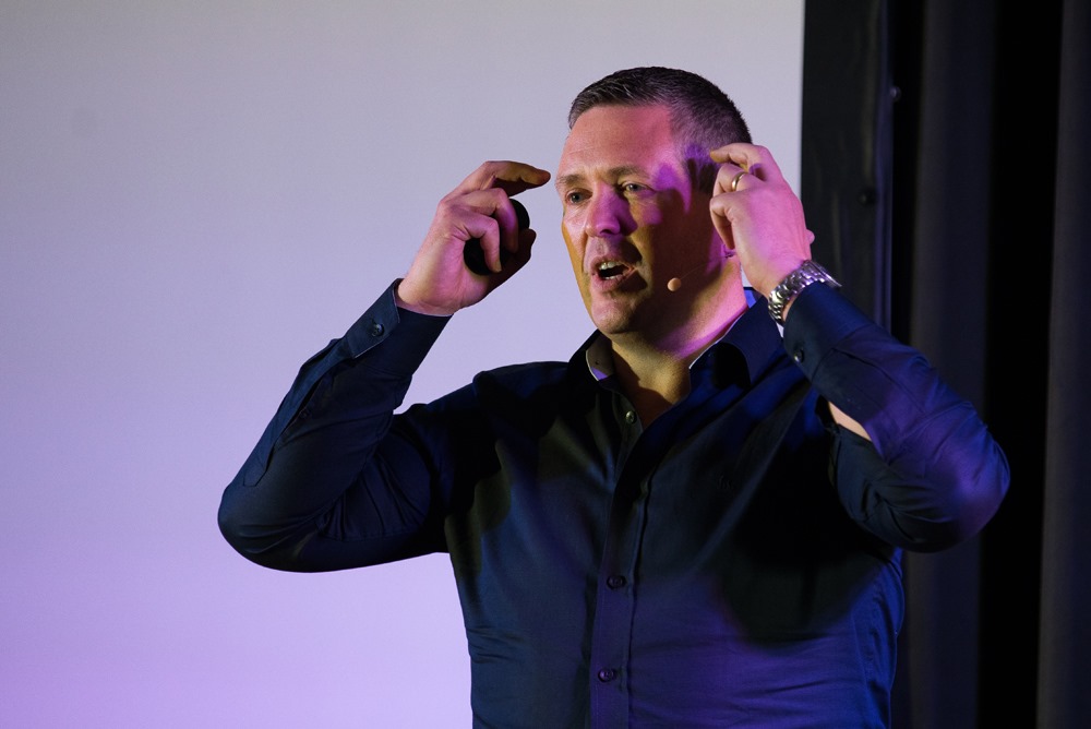 Stephen Downey Speaking at TEDx Ballyroan Library September 2019