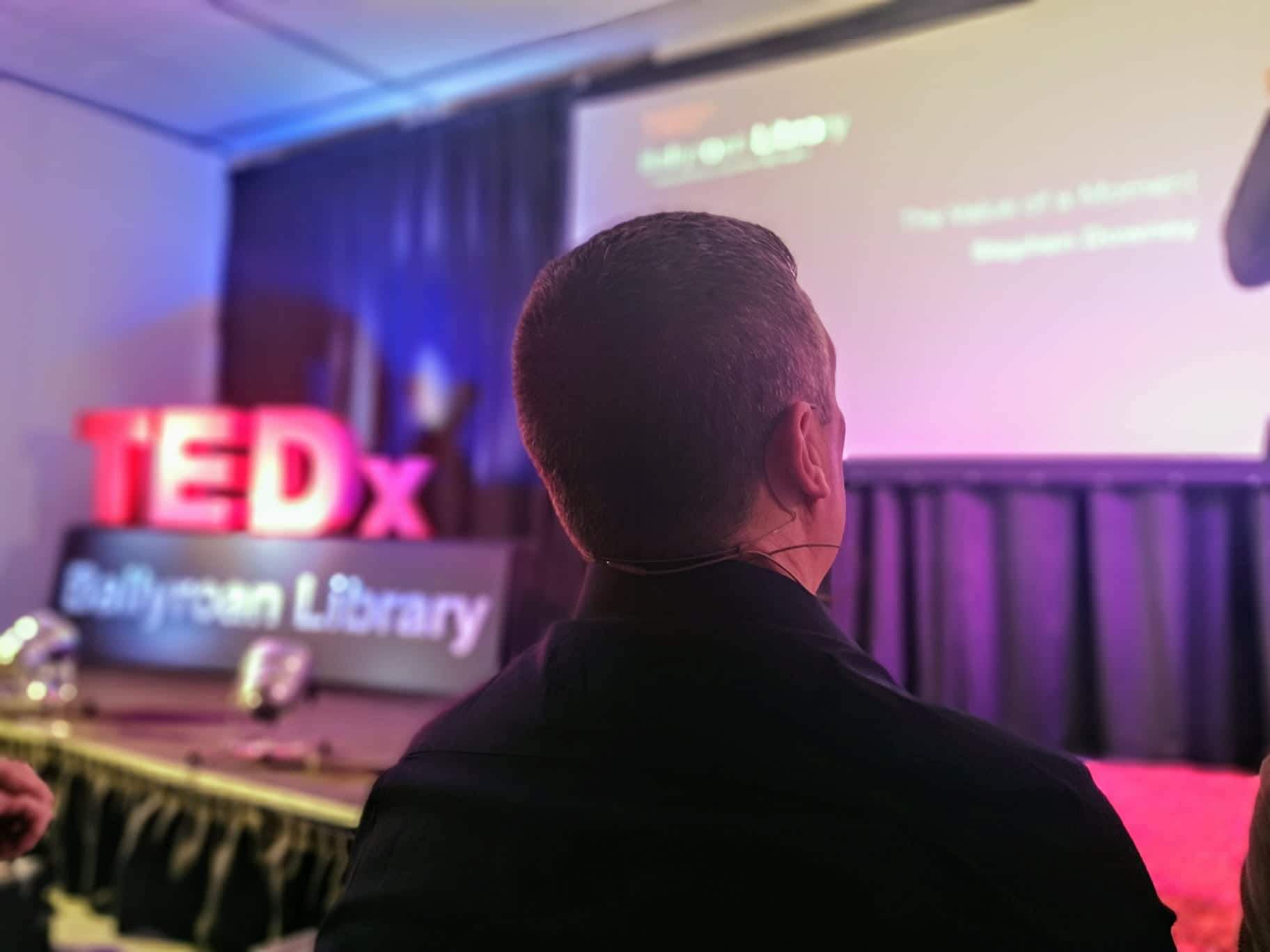 Stephen Downey Speaking at TEDx Ballyroan Library September 2019